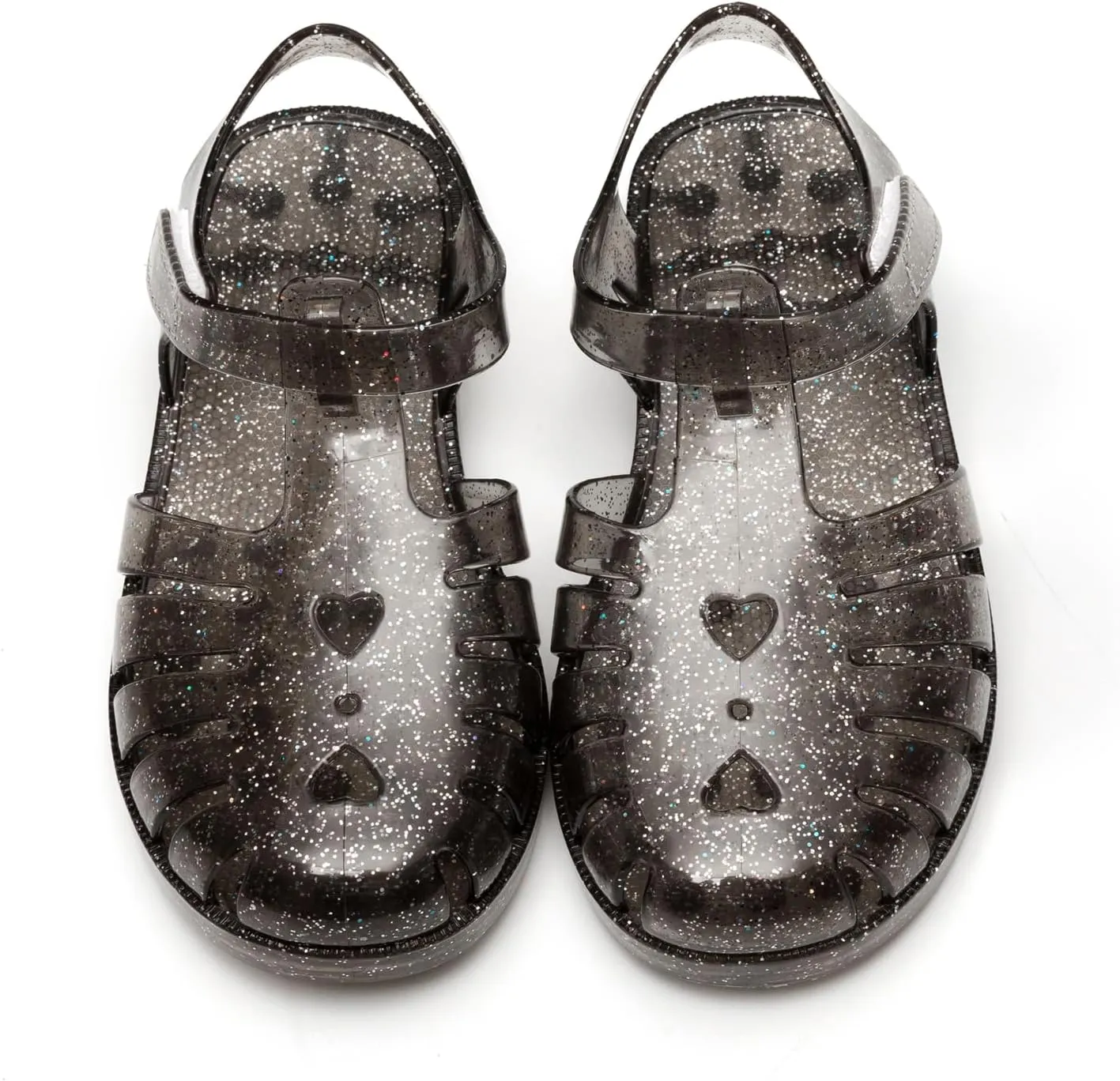 Girls Jelly Sandals Summer Costume Princess Dress Flat Breathable Waterproof Fisherman Gladiator Shoes For Girl Closed Toe Beach Flat-Sandals For Toddler Little Kid Big Kids