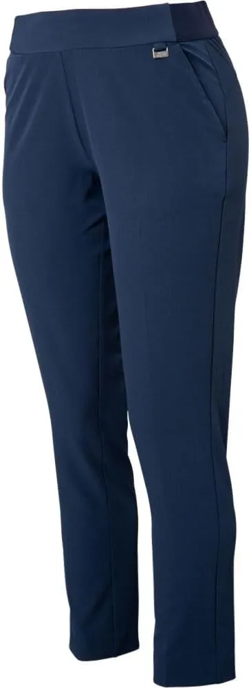 Greg Norman Women's Pull On Stretch Golf Pants Navy S