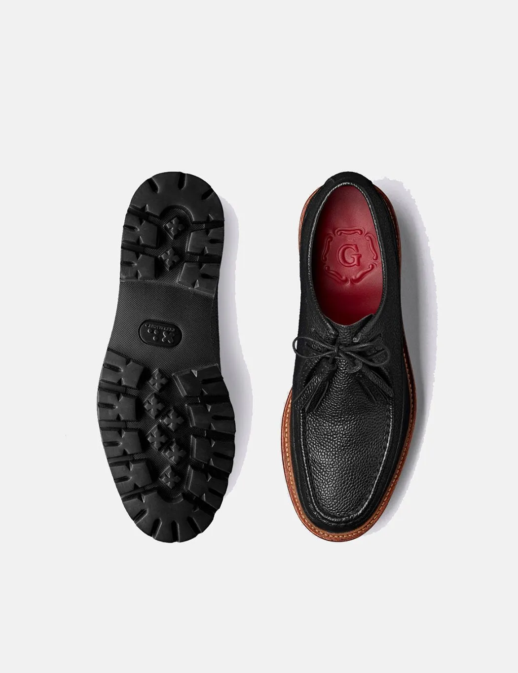 Grenson Black 112640 (Leather) Shoe - Broad collection Smart Bennett