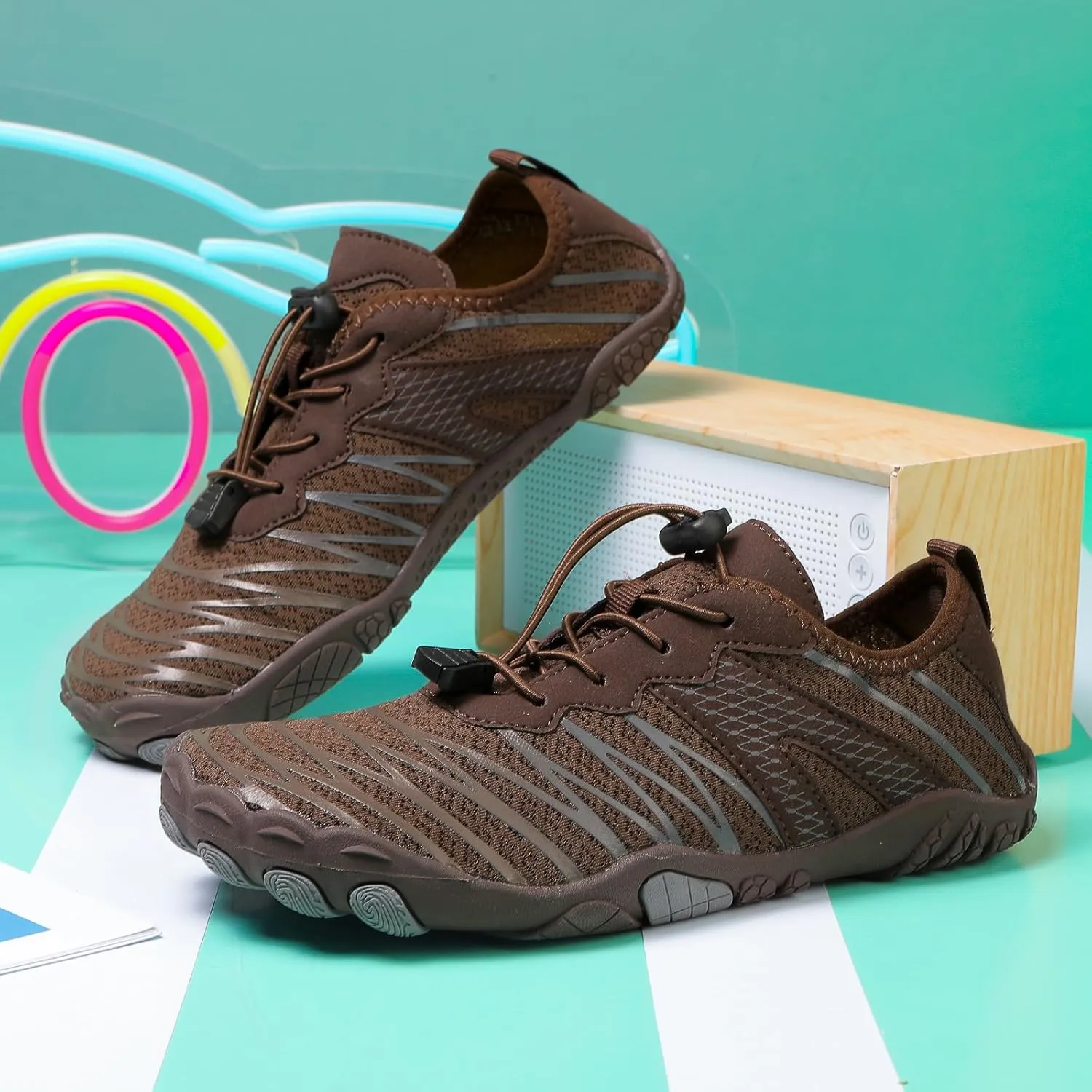 Grounded Barefoot Footwear Shoes Women Men with Neuropathy, Lightweight Non-Slip Barefoot Shoes, Comfortable Quick Dry Hiking Shoes for Trail Running