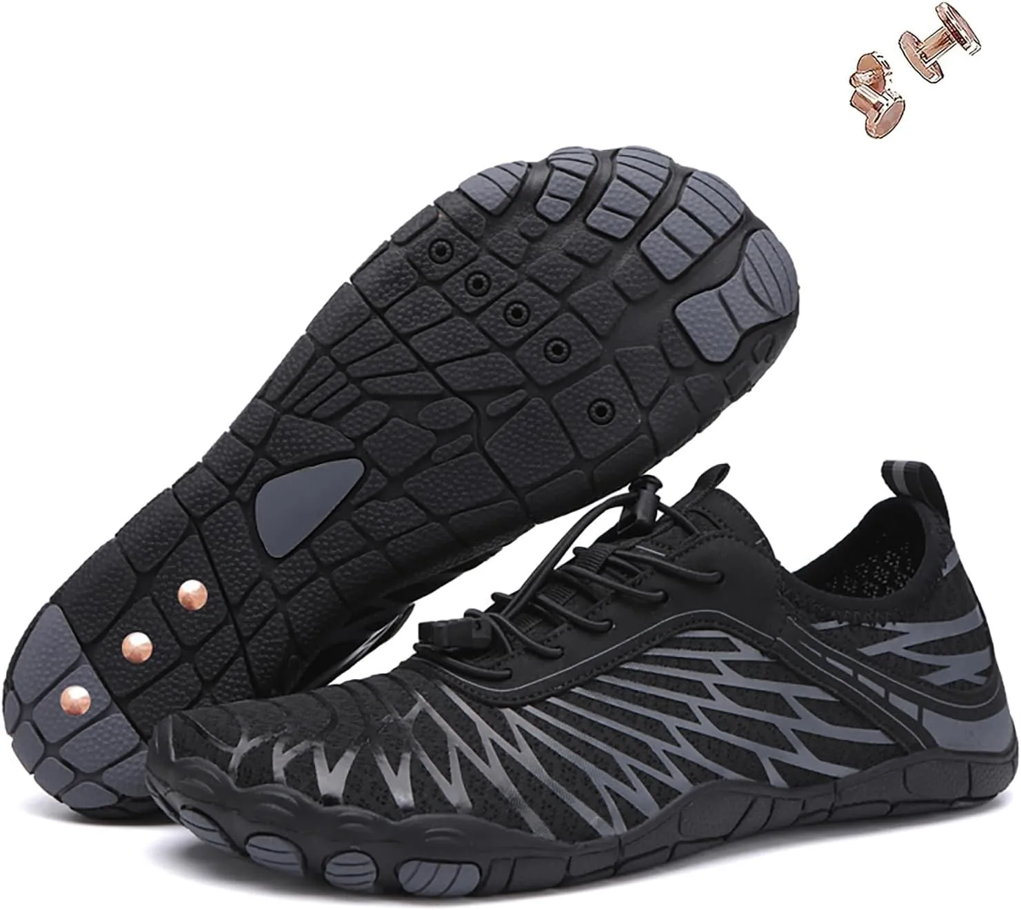 Grounding Shoes with Copper Outdoor Waterproof Healthy Non-Slip Flexible Shoes Women Men