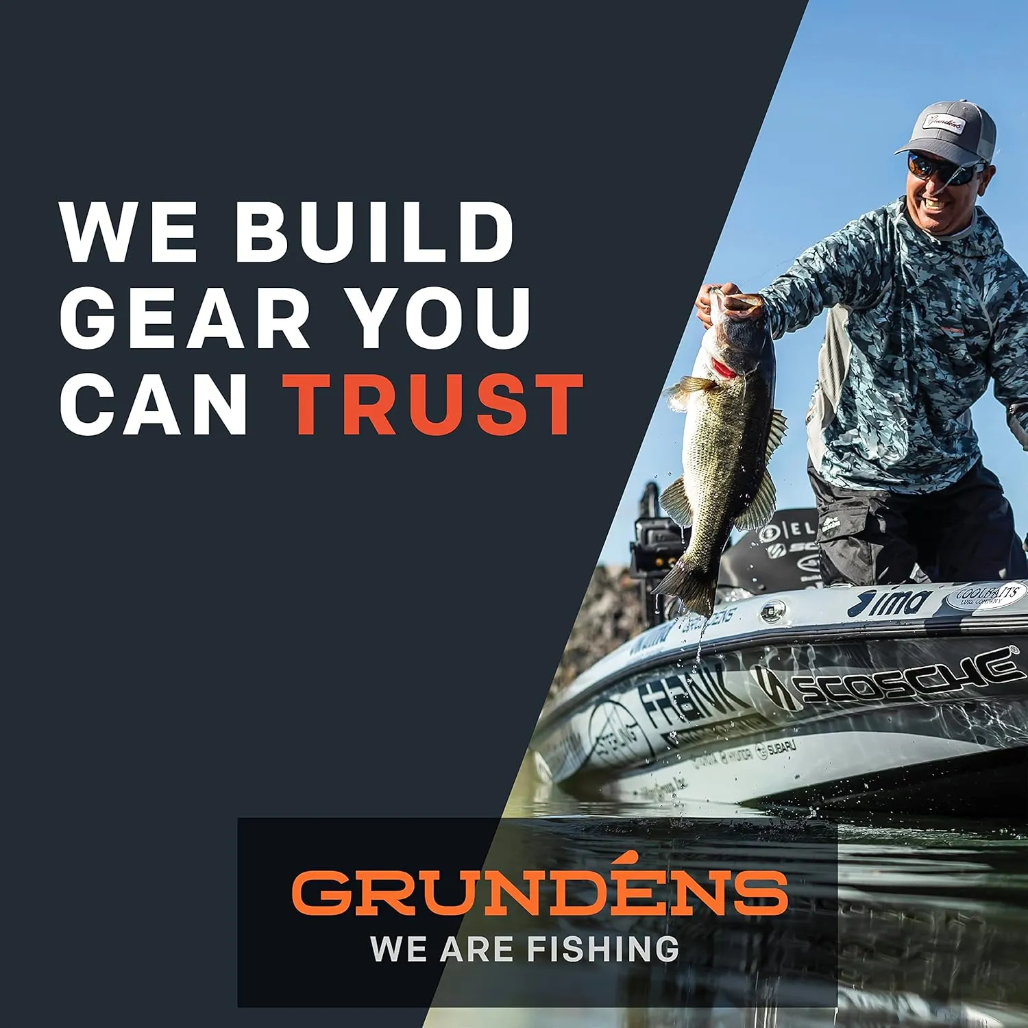 Grundéns Men's Eddy Line Slide| Comfortable, Nonslip and Water Friendly