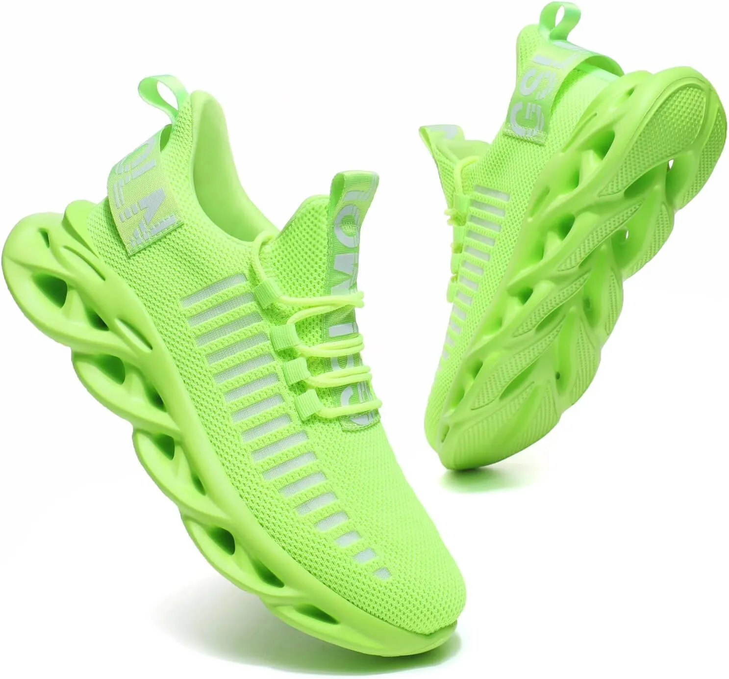 GSLMOLN Men's Slip on Breathable Walking Shoes Ultra Lightweight Casual Sport Gym Fashion Sneakers