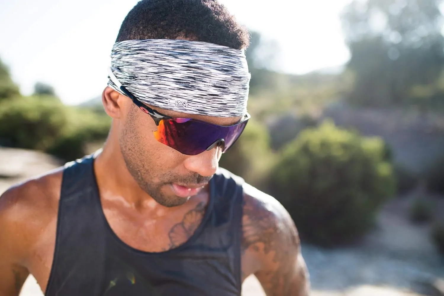 Halo Headband Bandit - 4" Wide Pullover Sweatband for Both Women and Men