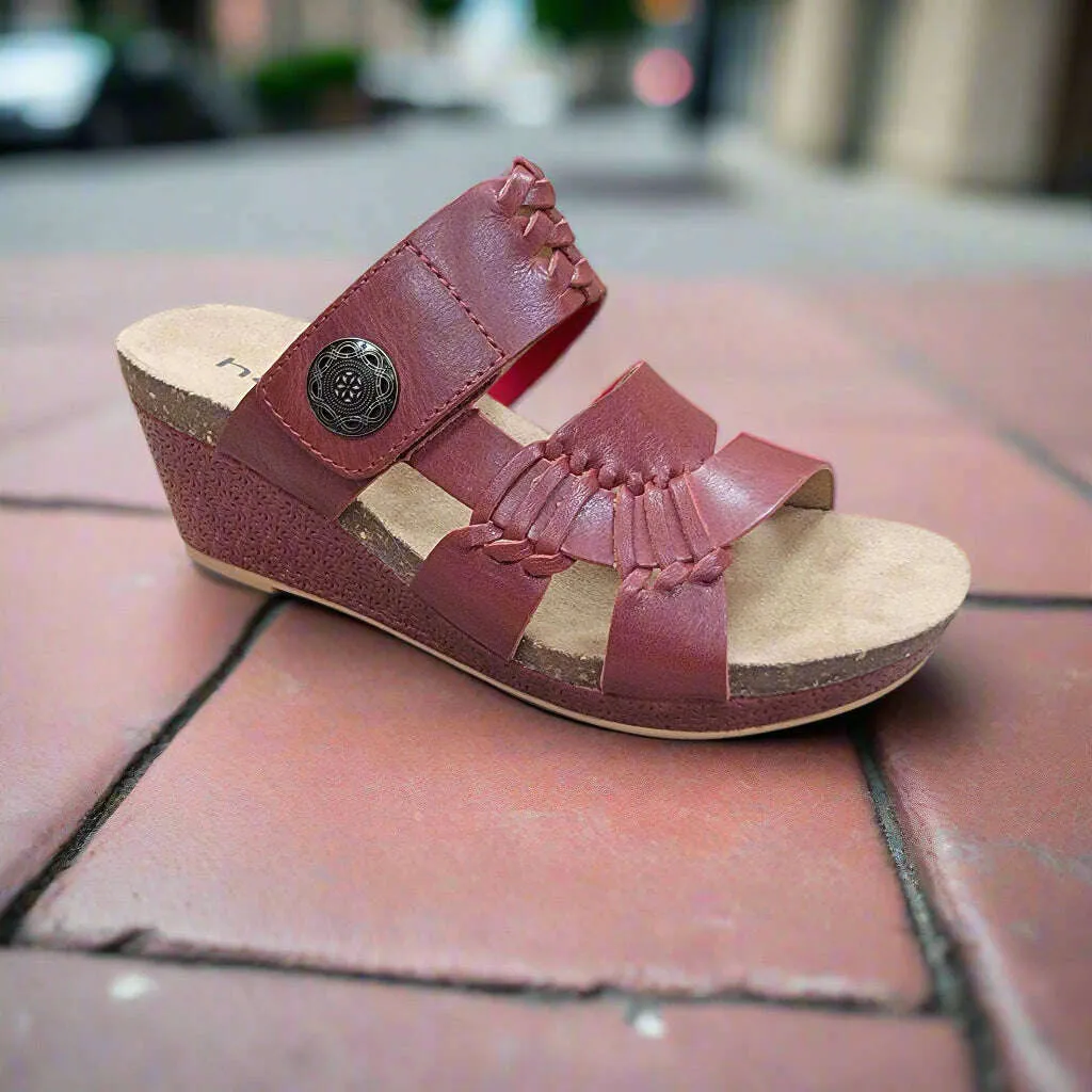 HALSA - Genoa - Red Leather