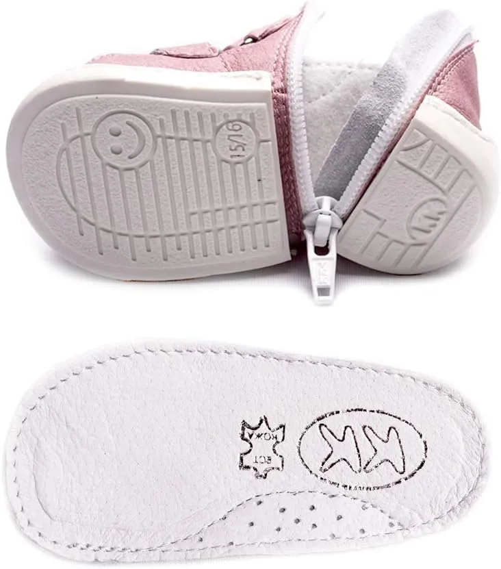 Happy Baby Zippy Shoes , Infant / Toddler , Boys Girls , First Walking Shoes , Unique Zipper Design