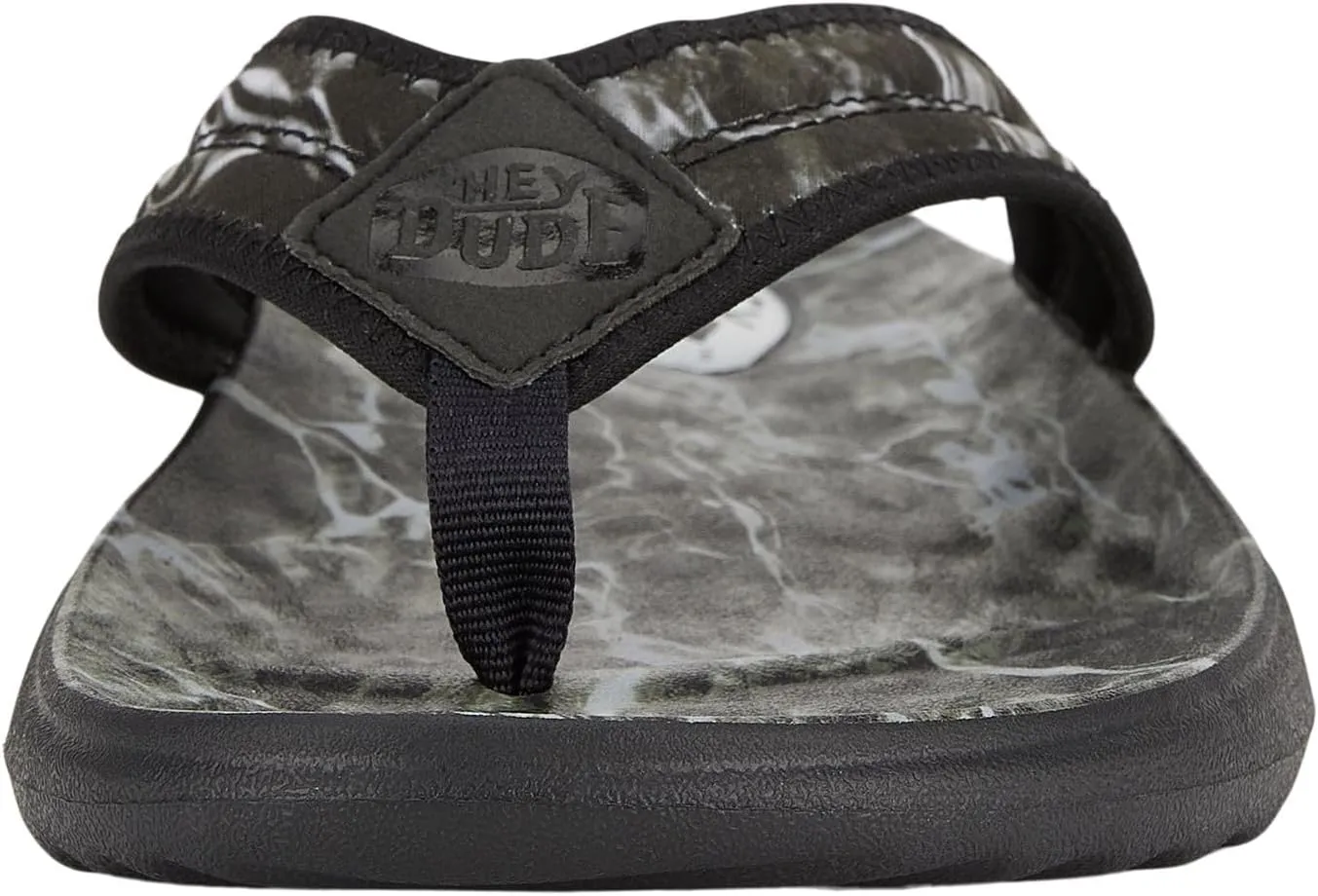 Hey Dude Men's Myers Flip Mossy Oak Elements | Men's Shoes | Men Slip-on Sandals | Comfortable & Light-Weight