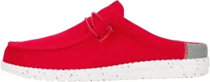 HEYDUDE Wally Slip Varsity Red/Grey Size 7, Men’s Shoes, Slip-on Mules, Comfortable & Light-Weight
