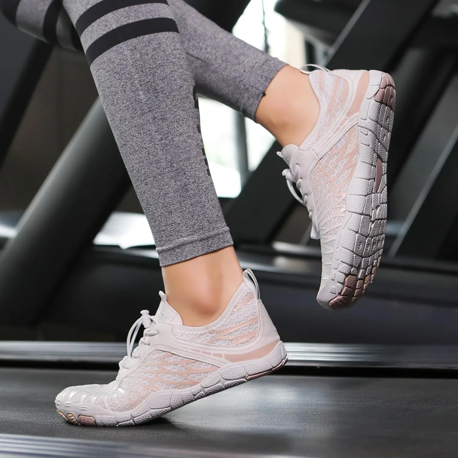 Hike Barefoot Shoes Women with Wide Toe Box Non-Slip Quick Dry Grounded Water Shoes for Women Men Beach Pool Hiking Walking Footwear