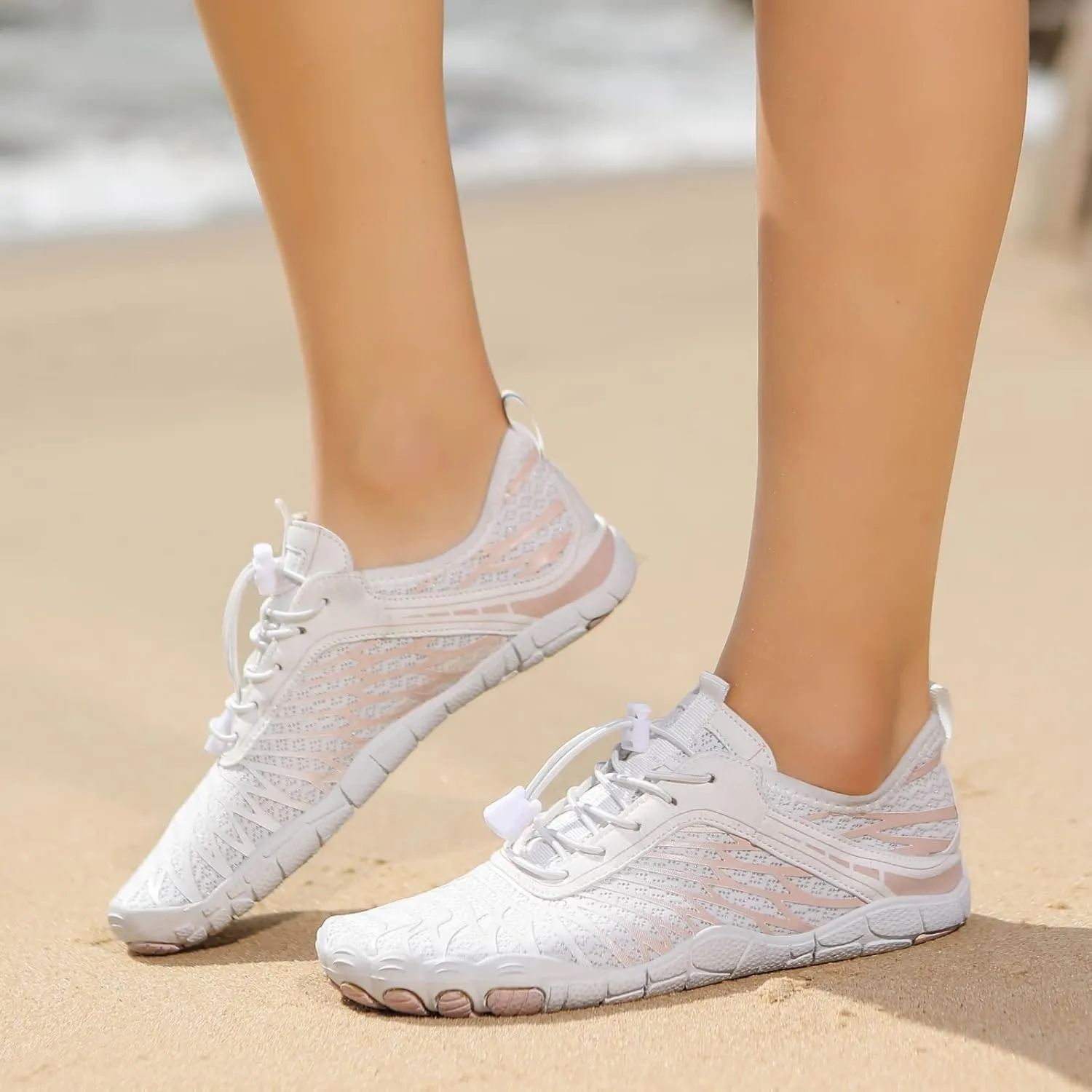 Hike Barefoot Shoes Women with Wide Toe Box Non-Slip Quick Dry Grounded Water Shoes for Women Men Beach Pool Hiking Walking Footwear