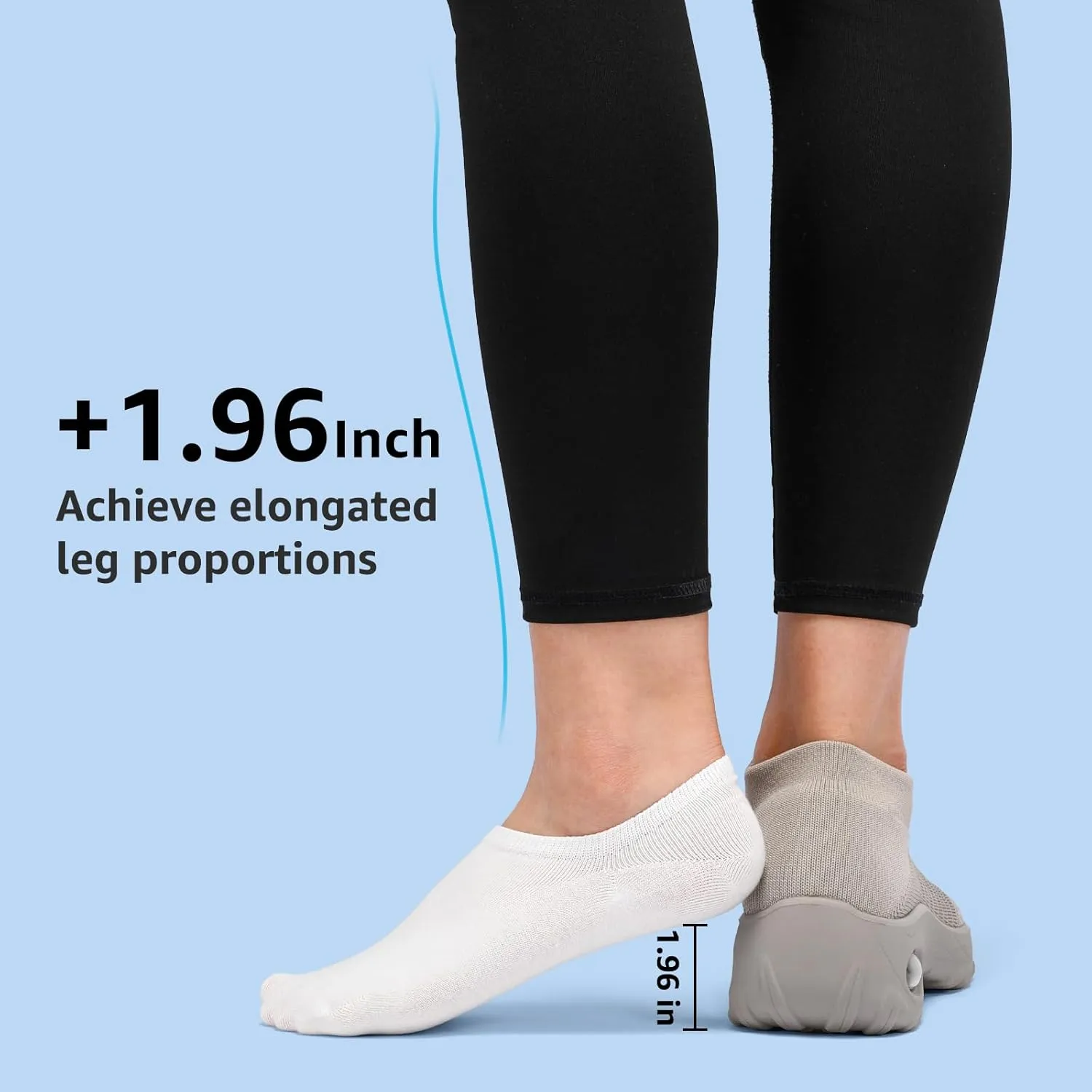 HKR Women’s Walking Shoes with Arch Support Lightweight Slip On Sneakers for Plantar Fasciitis
