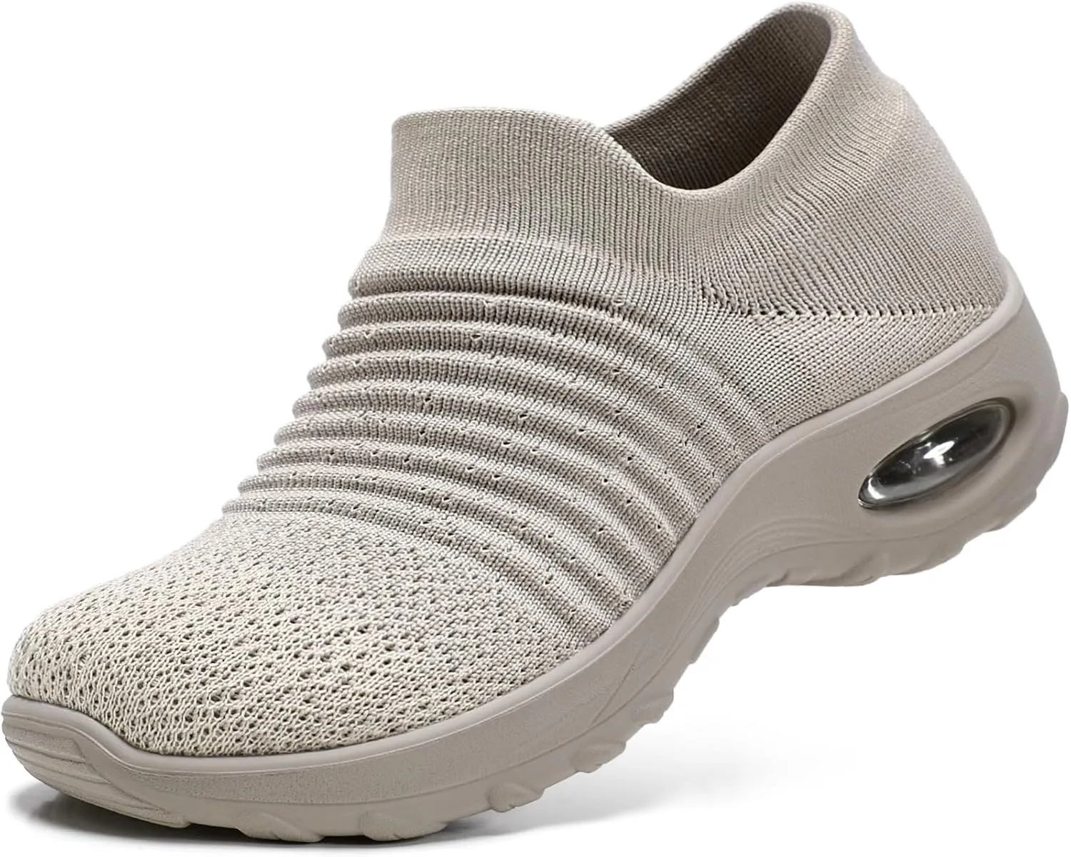 HKR Women’s Walking Shoes with Arch Support Lightweight Slip On Sneakers for Plantar Fasciitis