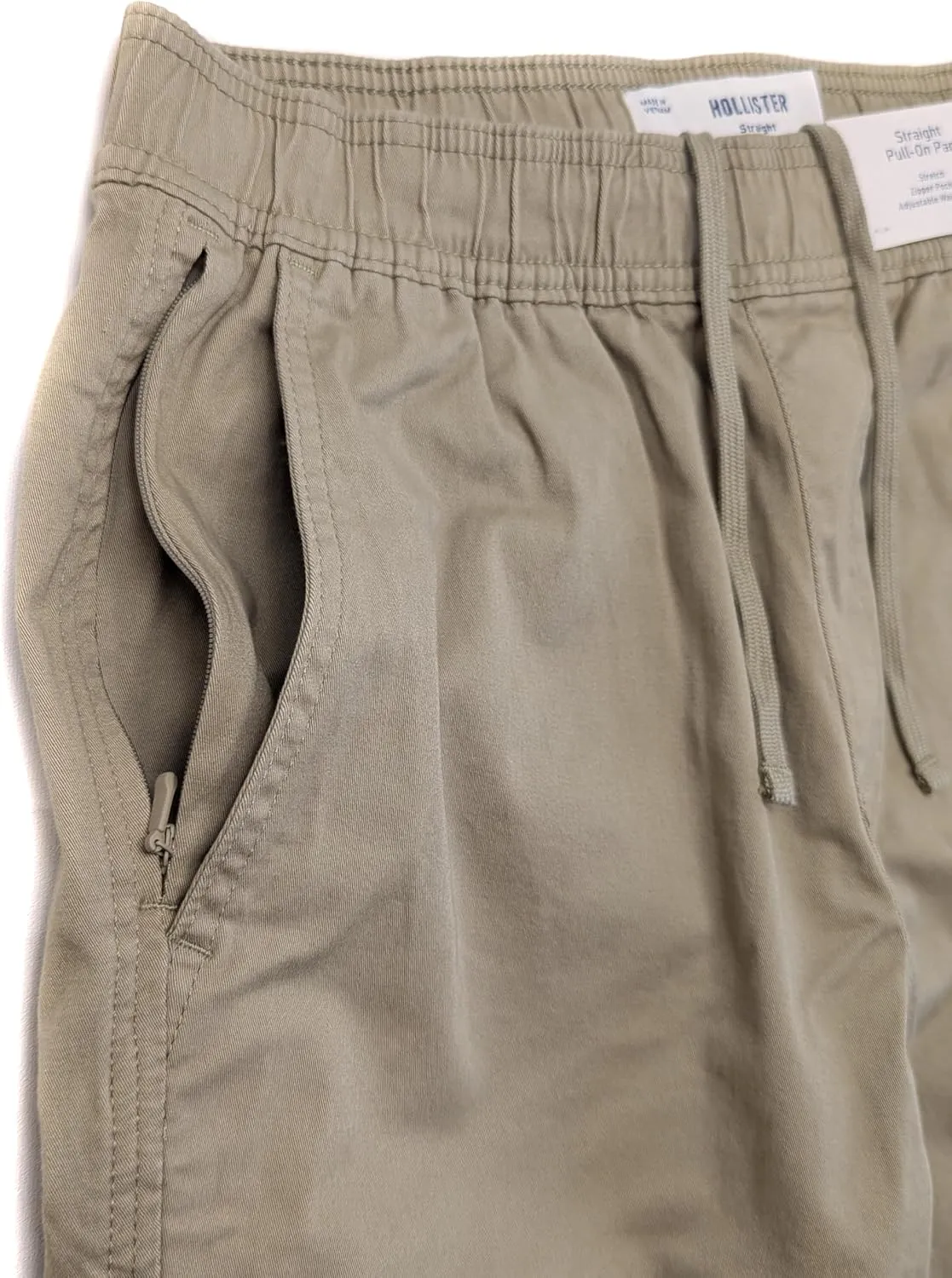 Hollister California Men's Epic Flex Straight Pull-On Twill Pants HOM-58