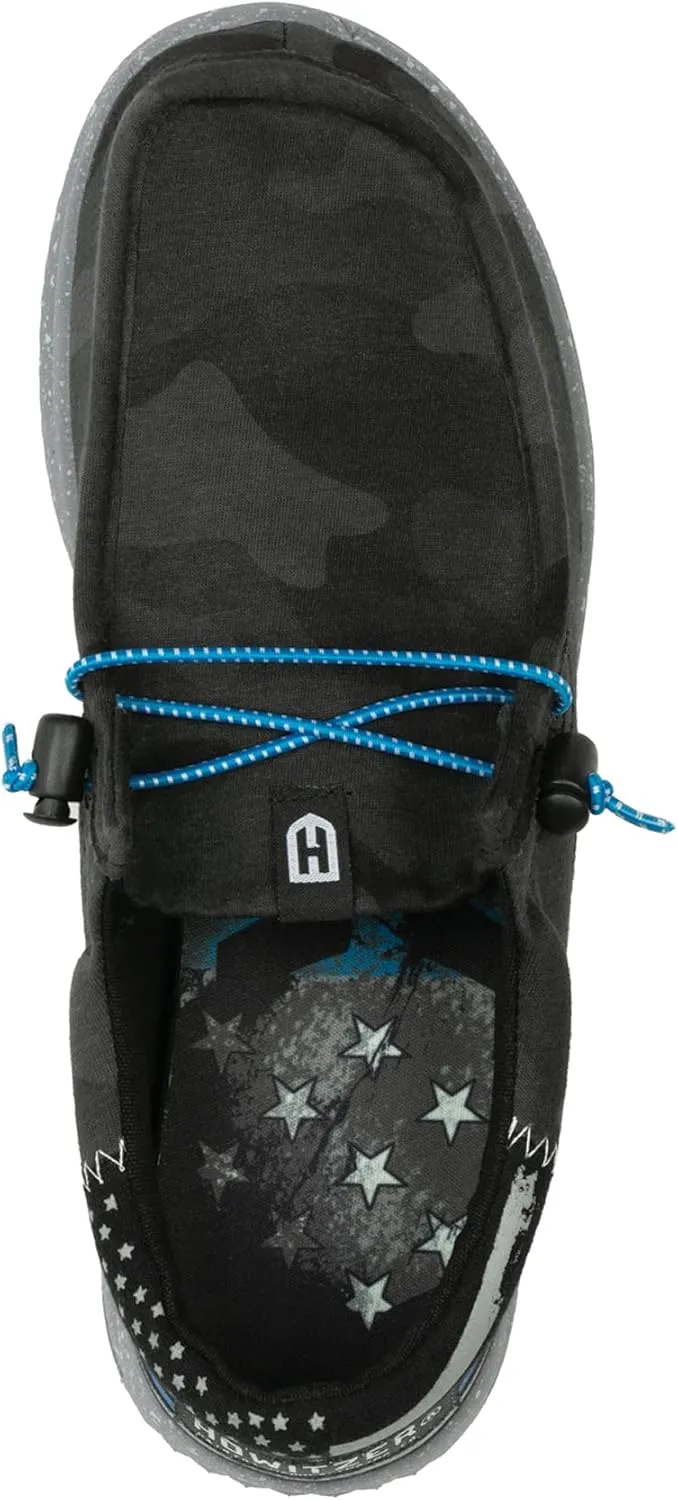 Howitzer Men's Slip-On Shoes We The People Patriot Sneakers with Camo Print Footwear