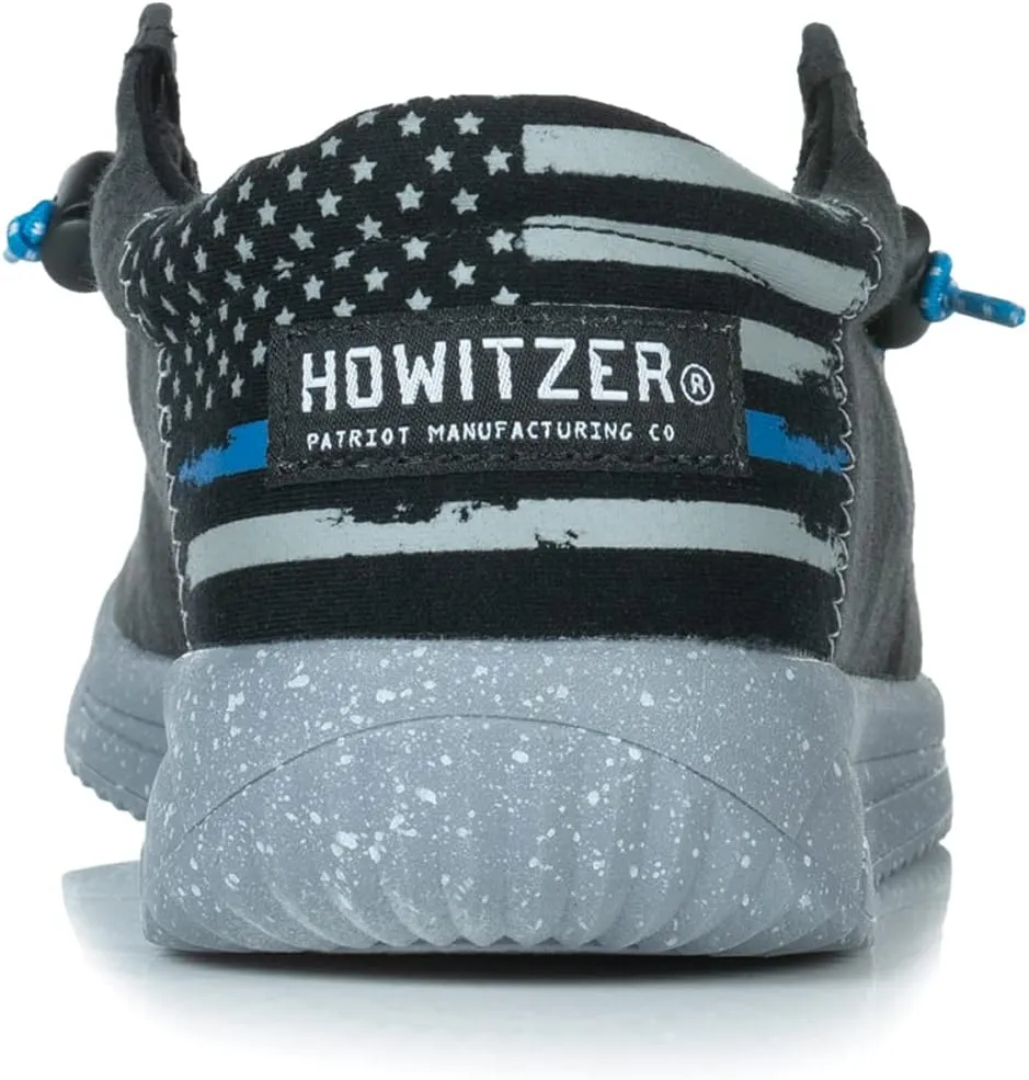Howitzer Men's Slip-On Shoes We The People Patriot Sneakers with Camo Print Footwear