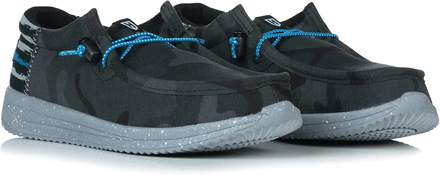 Howitzer Men's Slip-On Shoes We The People Patriot Sneakers with Camo Print Footwear