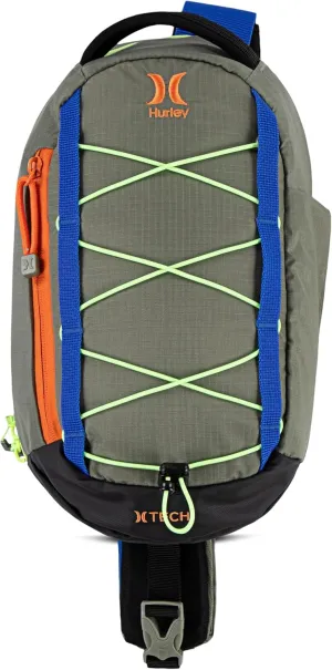 Hurley Men's Crossbody Sling Bag, Army, One Size