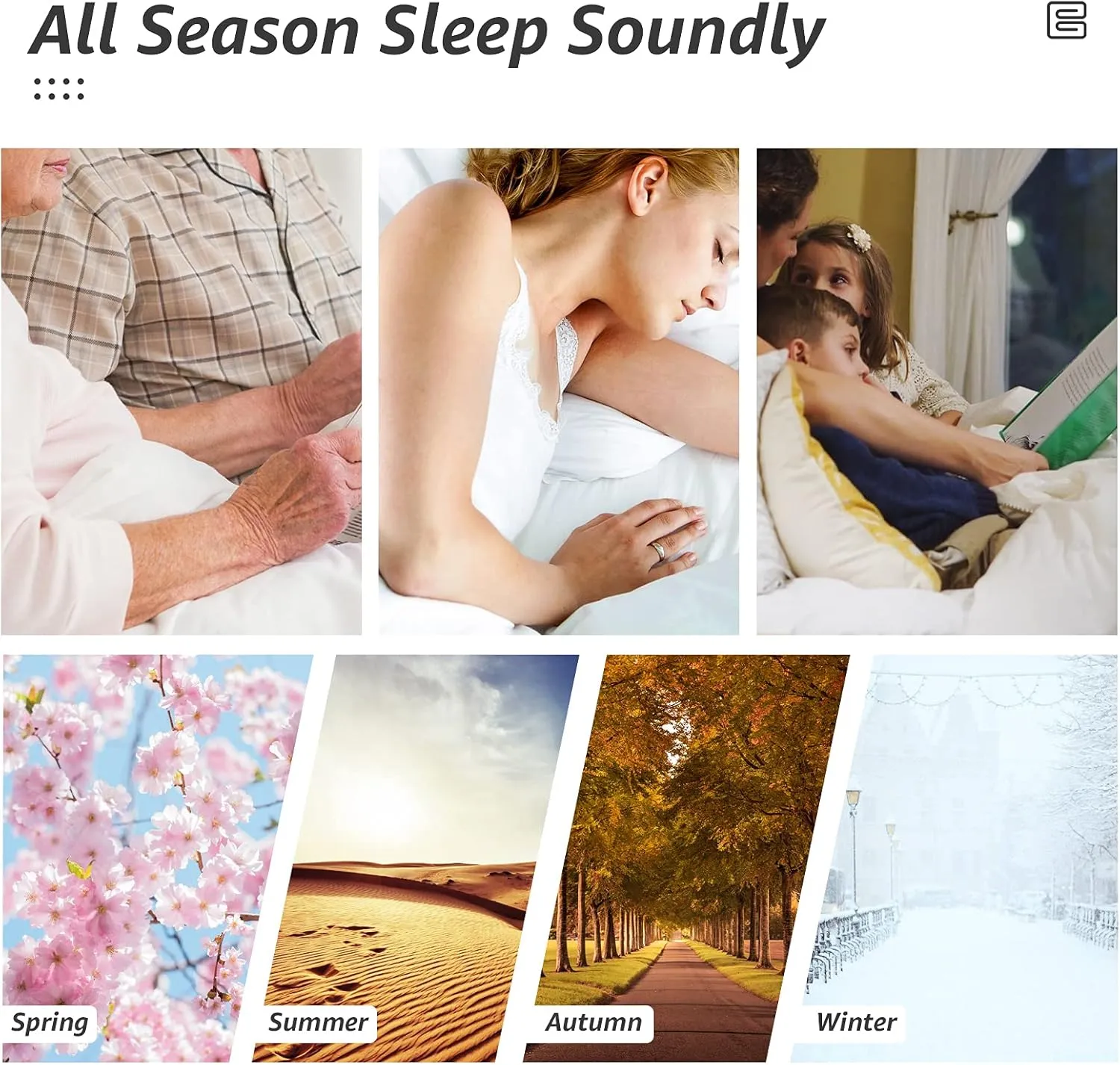 HYLEORY All Season King Size Bed Comforter - Cooling Down Alternative Quilted Duvet Insert with Corner Tabs - Winter Warm - Machine Washable - Brown