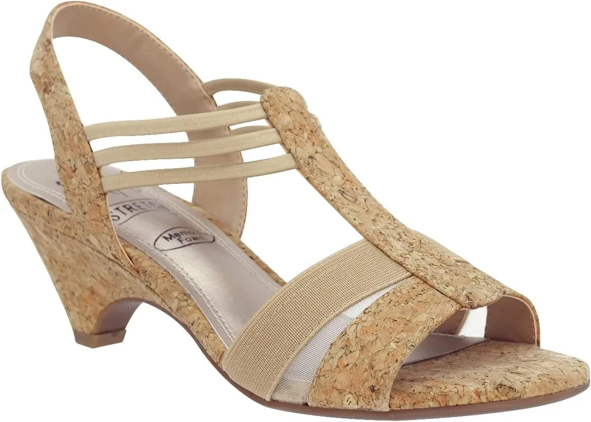Impo Estrella Stretch Dress Sandal with Memory Foam
