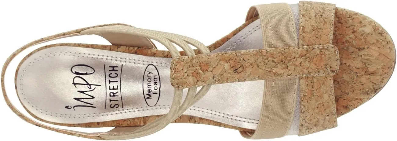 Impo Estrella Stretch Dress Sandal with Memory Foam