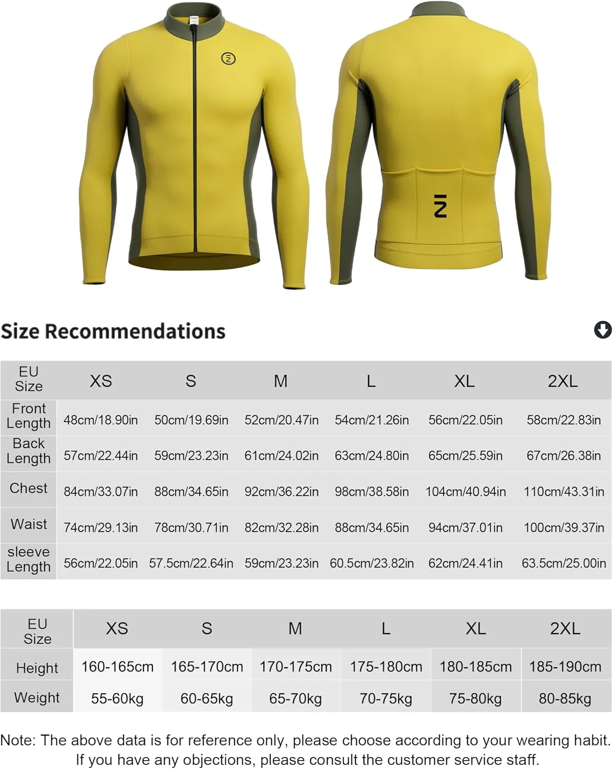 INBIKE Men's Cycling Jersey Winter Thermal Windproof Bike Jersey Long Sleeve Fleece Cycling Jacket with 3 Rear Pockets