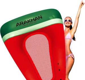 Inflatable Pool Float Lounger Watermelon - Swimming Pool Party Decorations Summer Beach Lake Comfort Lounge Raft Funny Pool Floats Adults with Backrest