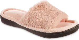 isotoner Womens Faux Fur Laurel Slide