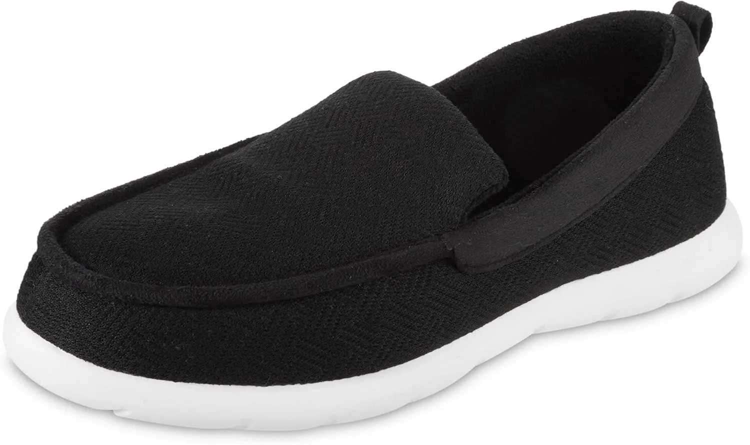 isotoner Zenz Men's Sport Knit Moccasin, Slip-on Shoe