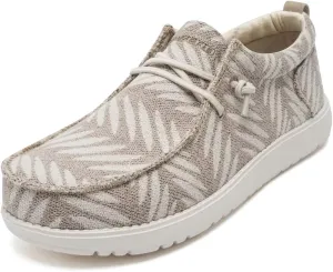 ITAZERO Wide Shoes for Women,Wide Walking Shoes for Women Slip On Loafer with Arch Support,Diabetic Women's Shoes Wide Width