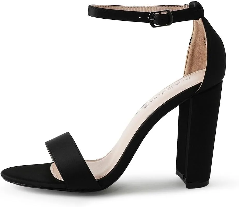 J. Adams Shirley Heels for Women - Ankle Strap High Heel Dressy Sandals