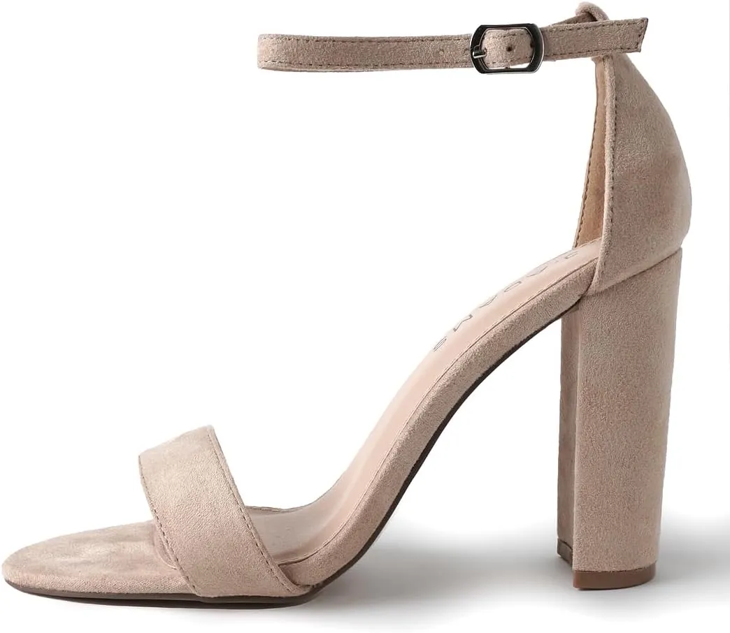J. Adams Shirley Heels for Women - Ankle Strap High Heel Dressy Sandals