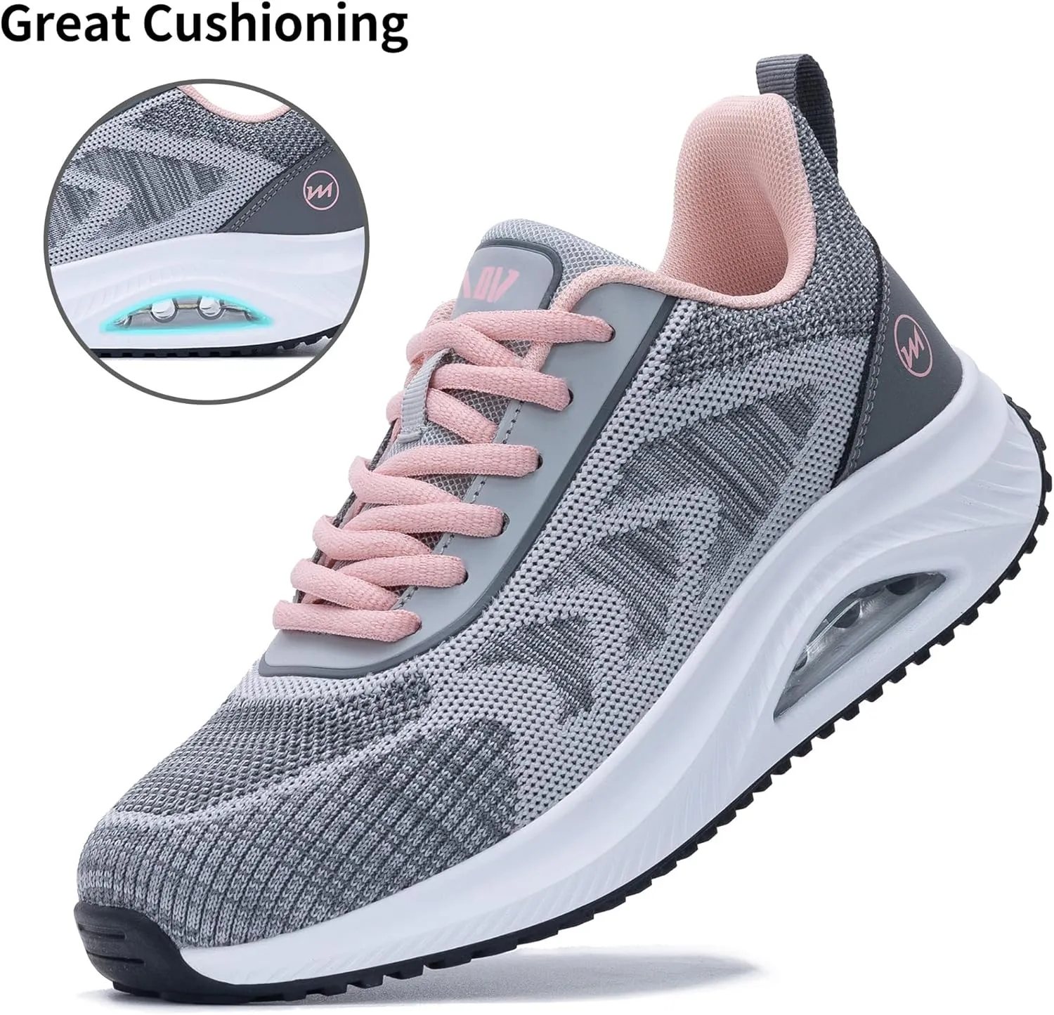 Jinta Womens Walking Shoes with Arch Support, Ladies Plantar Fasciitis Orthotic Shoe for Foot Pain Relief Tennis Sneakers Size 5.5-11