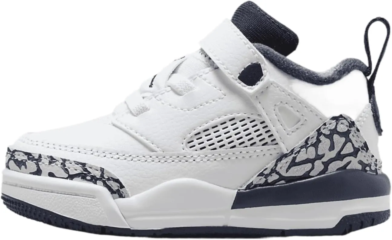 Jordan Spizike Low Baby/Toddler Shoes (FQ3952-104, White/Pure Platinum/Obsidian) Size 8