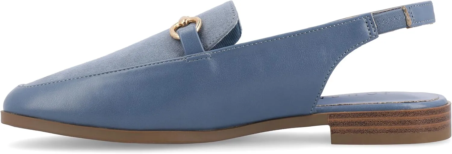 Journee Collection Women's Lainey Slingback Loafer Flats