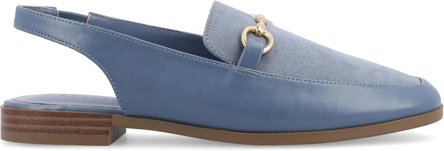 Journee Collection Women's Lainey Slingback Loafer Flats