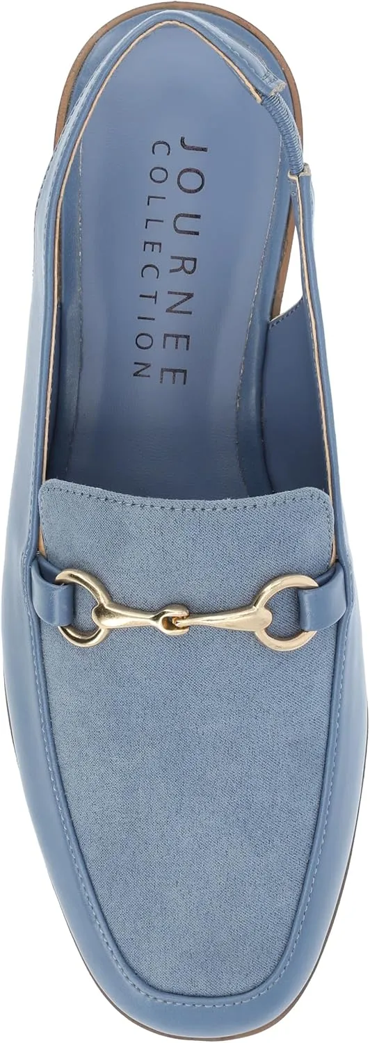 Journee Collection Women's Lainey Slingback Loafer Flats