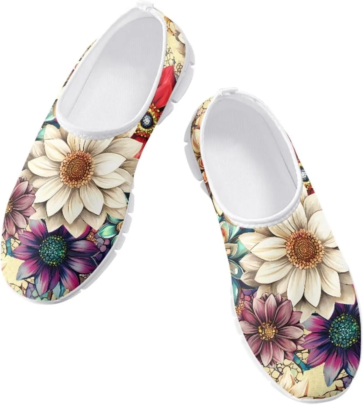 JoyLamoria Hummingbird Sneakers Low Top Flats Loafer Lightweight Walking Travel Shoes Girls 2025 Fashion Boat Shoes