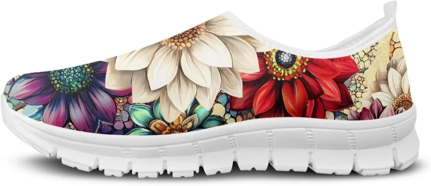 JoyLamoria Hummingbird Sneakers Low Top Flats Loafer Lightweight Walking Travel Shoes Girls 2025 Fashion Boat Shoes