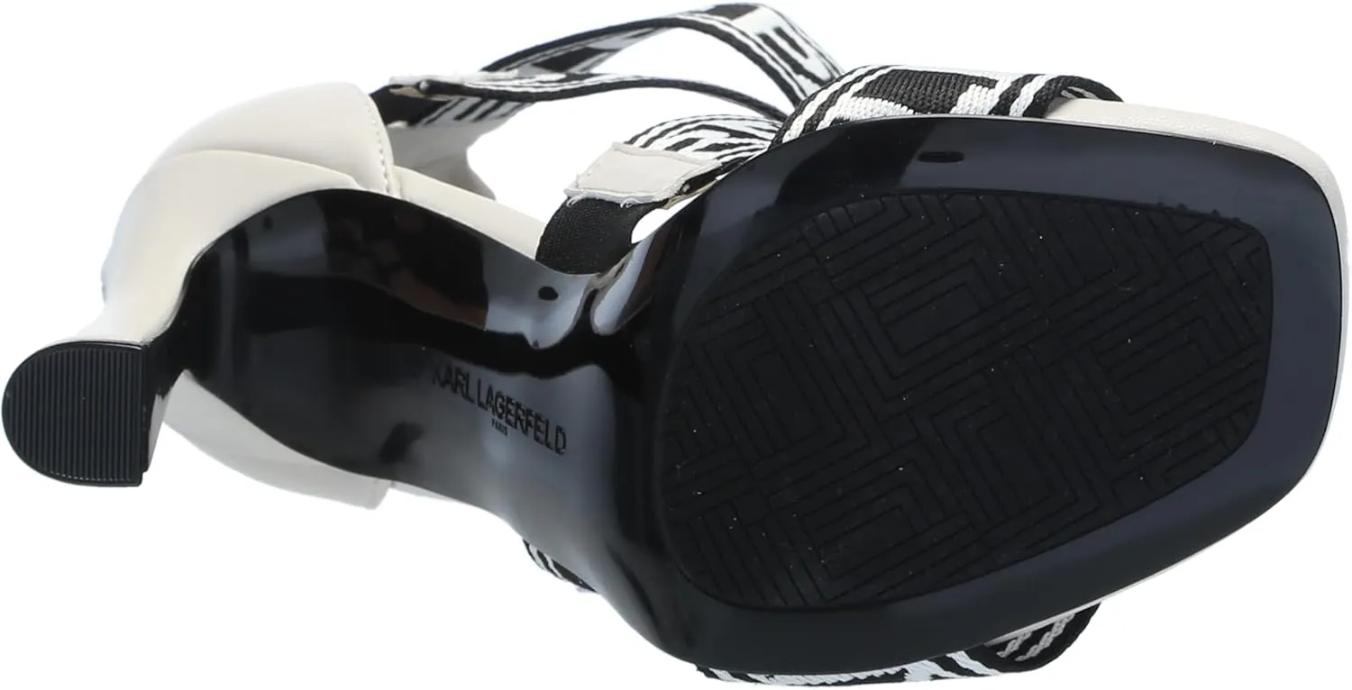 KARL LAGERFELD womens Careliz Everyday Strappy Sandal