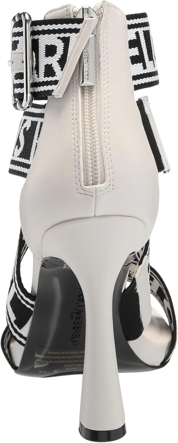 KARL LAGERFELD womens Careliz Everyday Strappy Sandal