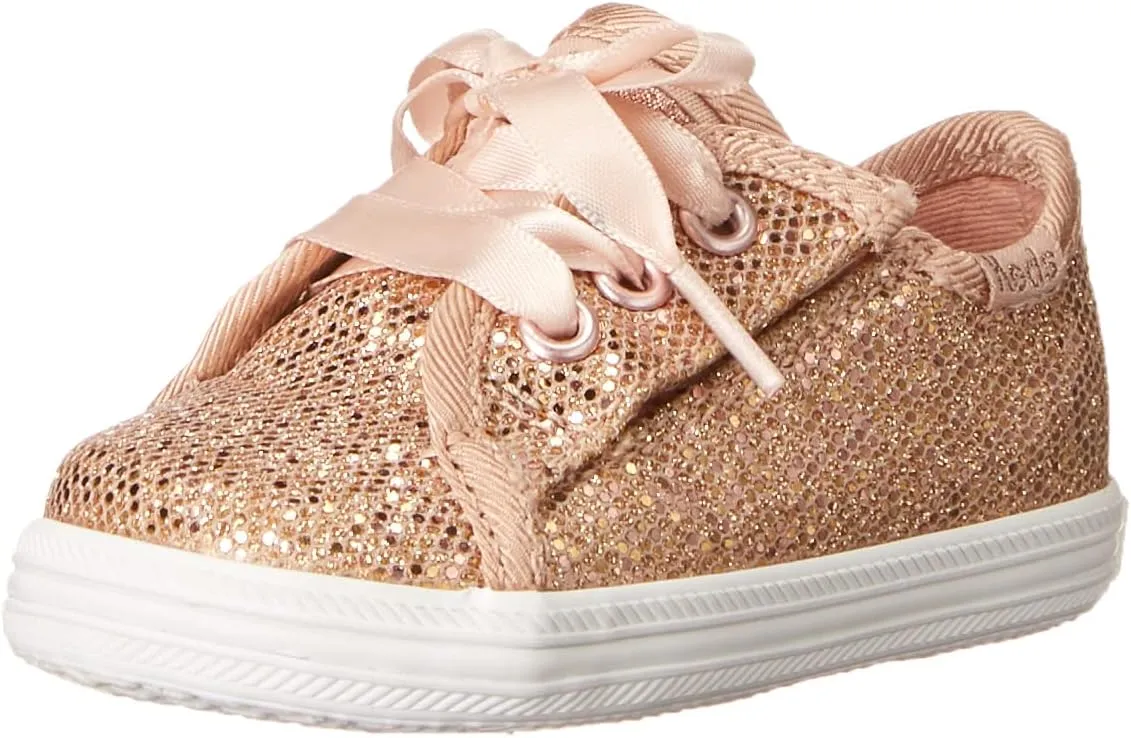Keds Baby-Girl's Kickstart Crib Celebrations Sneaker