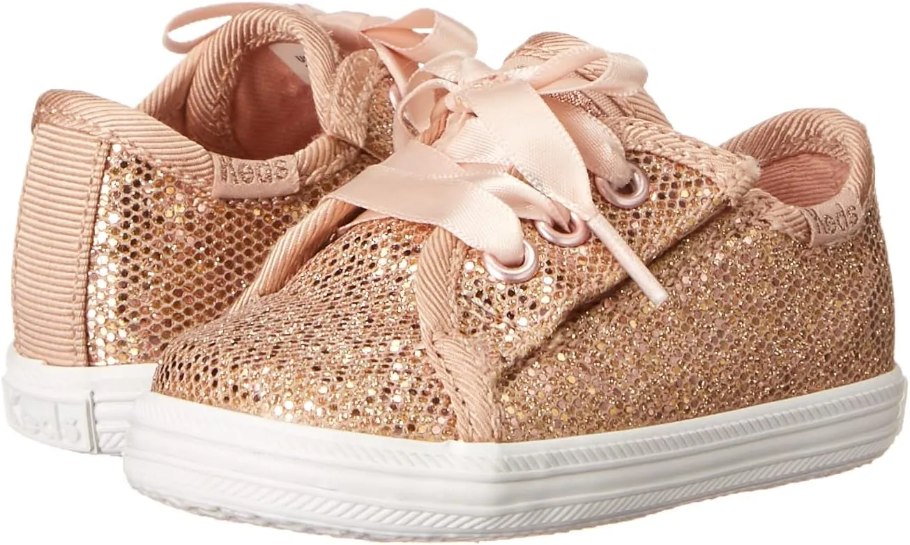 Keds Baby-Girl's Kickstart Crib Celebrations Sneaker