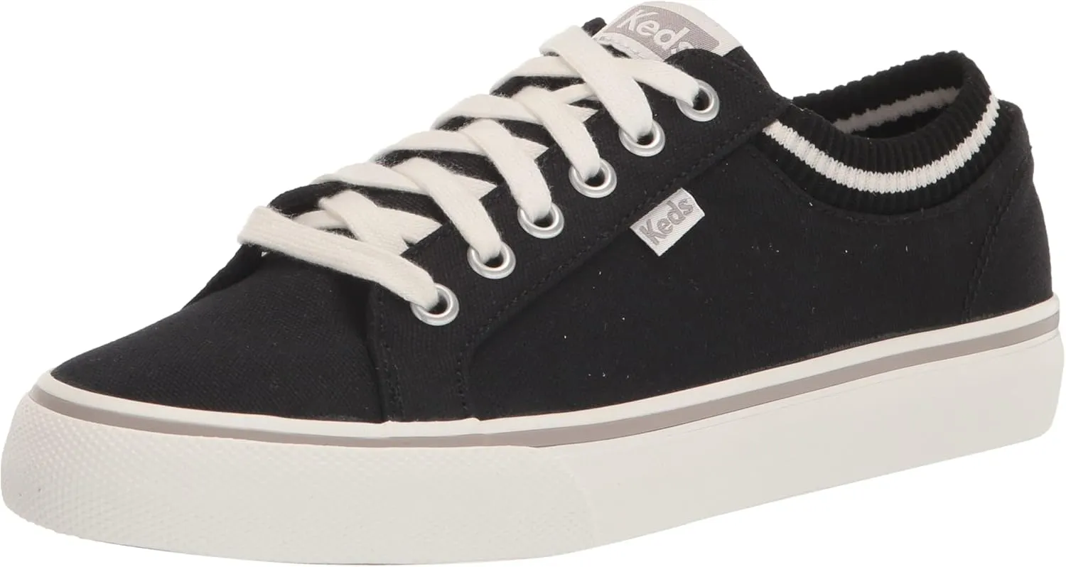 Keds Women's Jump Kick Rib Knit Lace Up Sneaker