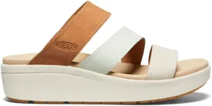KEEN Women's Ellecity Slide Open Toe Slip on Comfortable Platform Sandals, Toasted Coconut/Fawn, 6, 7, 8, 9, 10