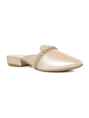 Khadim Flat Loafer Mule Slip On Sandal for Women
