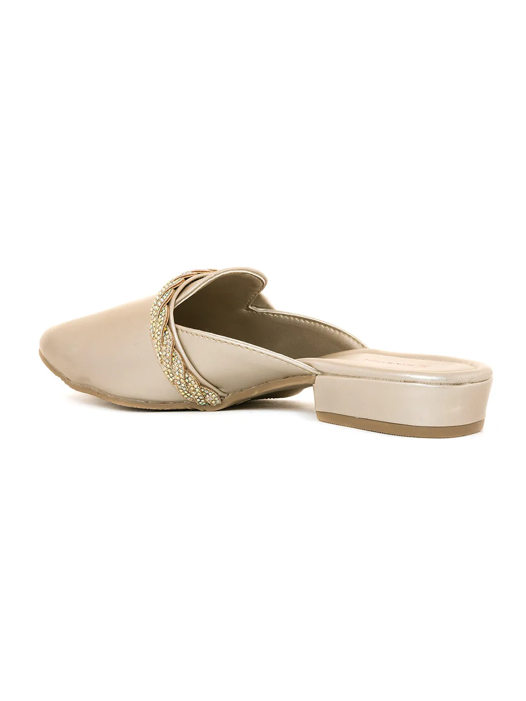 Khadim Flat Loafer Mule Slip On Sandal for Women