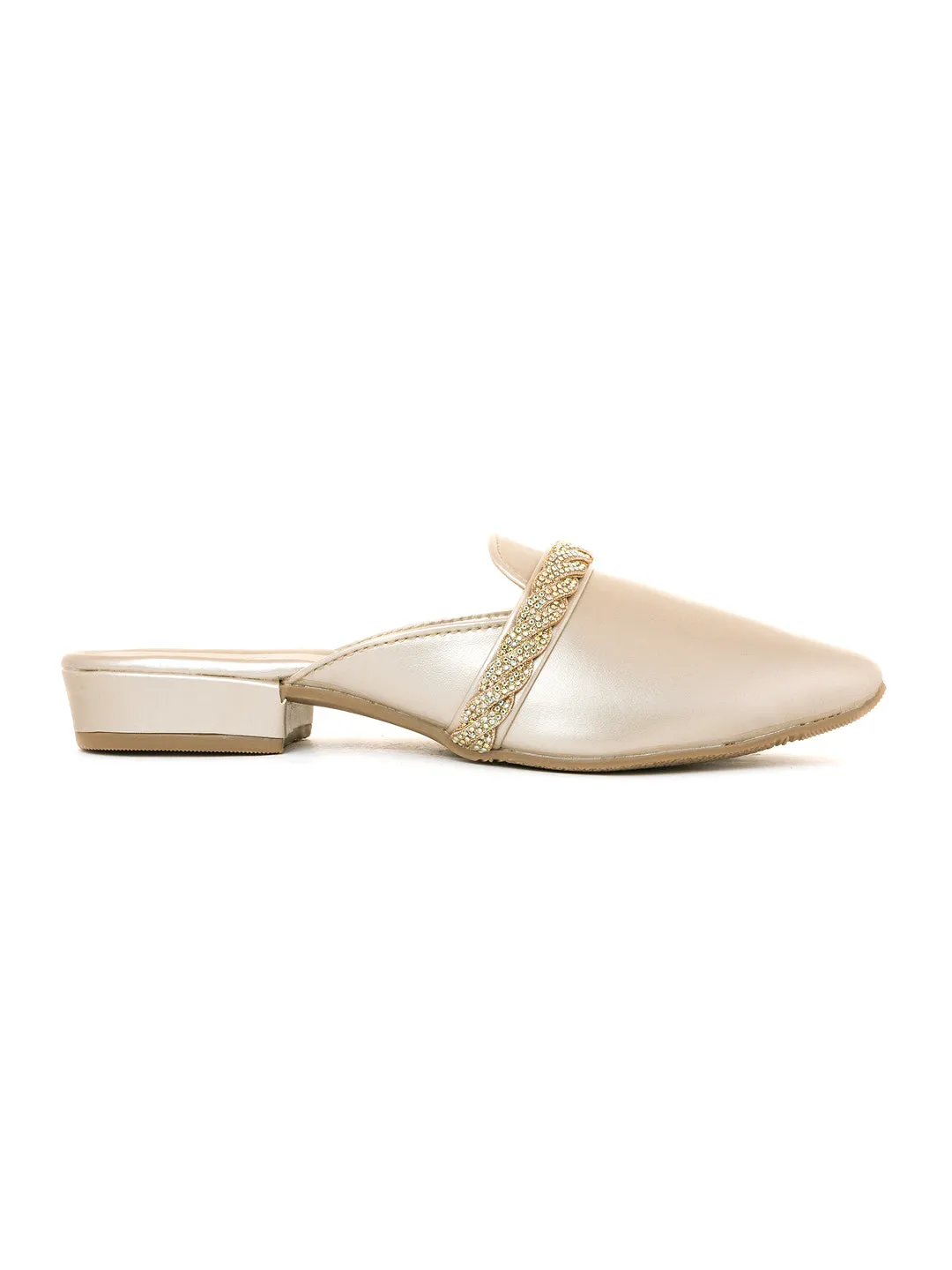 Khadim Flat Loafer Mule Slip On Sandal for Women