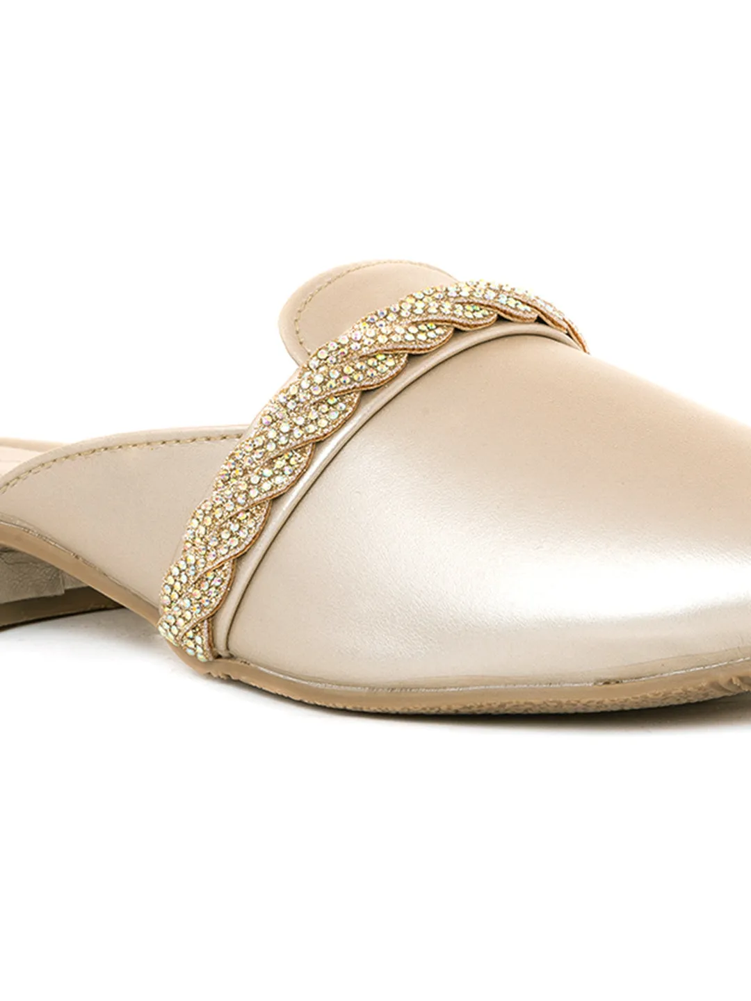 Khadim Flat Loafer Mule Slip On Sandal for Women