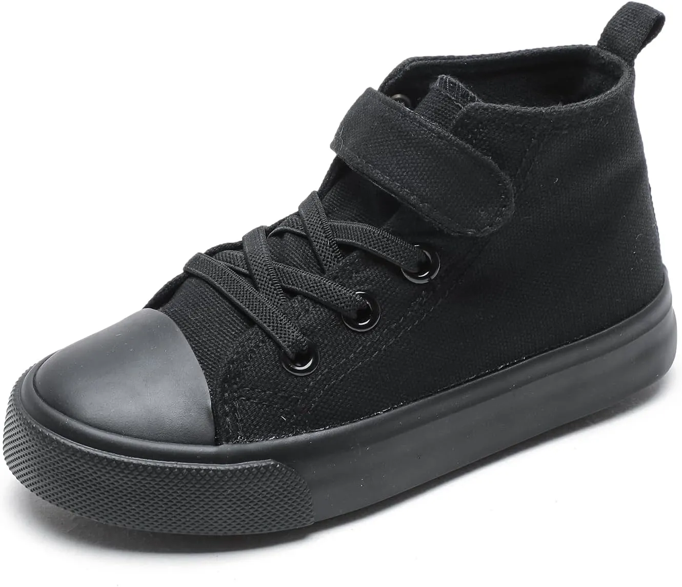 Kids Canvas Shoes Boys Girls High Top Canvas Slip On Sneakers
