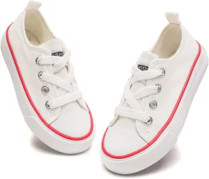 Komfyea Boys and Girls Soft Sole Toddler Little Kids Sneaker Shoes